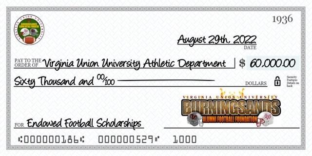 $60,000 Novelty Check
