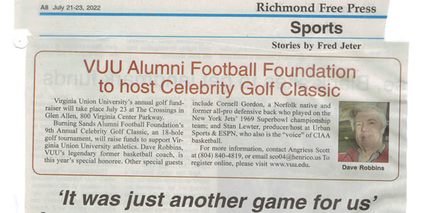 2022 Golf Tournament News Article