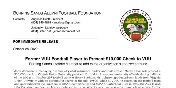 Press Release from October 2022